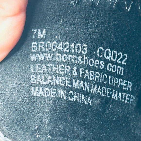 Born Cove Black Leather Chelsea Boots size 7, Full Grain Waterproof Leather - Picture 8 of 10